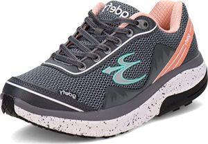 Gravity Defyer Women's G-Defy Mighty Walk Athletic Shoes 7 W US - Women's Walking Diabetes Shoes for Knee Pain Gray, Pink