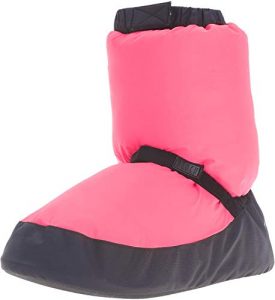 Bloch Women's Warm up Bootie Dance Shoe, Fluorescent Pink, Medium