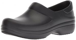 Crocs Women's Neria Pro II Clog | Slip Resistant Work Shoes, Black, 11