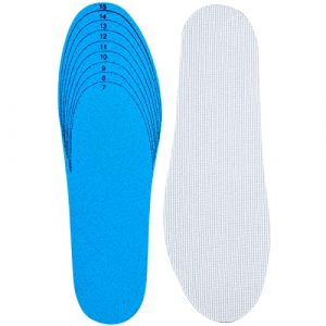 Replacement Shoe Inserts for Men, Thin Lightweight Orthotics Insoles for Work Boots, Sneakers, Casual & Dress Shoes, Shoe Insoles Shock Absorbing, Foot Pain Relief Comfort Inner Soles Men's 7-14