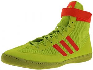 adidas Combat Speed 4 Youth Wrestling Shoes Solar Yellow/Solar Red Size 1.5
