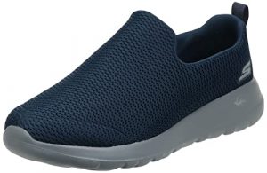 Skechers Men's Go Walk Max-Athletic Air Mesh Slip on Walkking Shoe Sneaker,Navy/Gray,11 M US