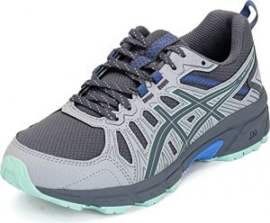 ASICS Women's Gel-Venture 7 Trail Running Shoes, 8.5, Sheet Rock/ICE Mint