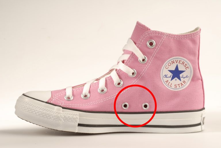What are the Two Holes on the Side of Converse Shoes for
