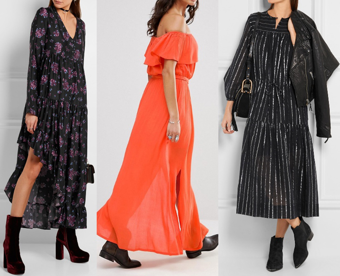 What Shoes to Wear With Long Maxi Dress