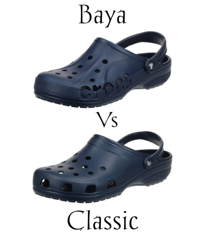 What is the Difference between Baya And Classic Crocs