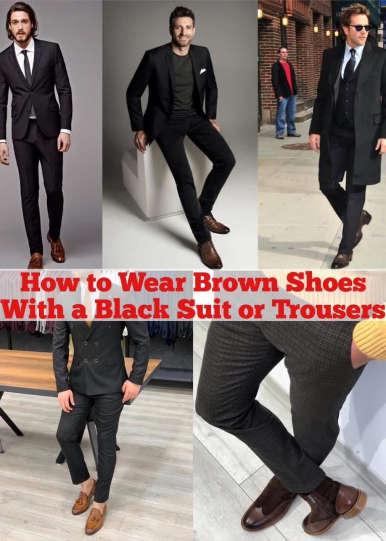 Can I Wear Brown Shoes With Black Suit