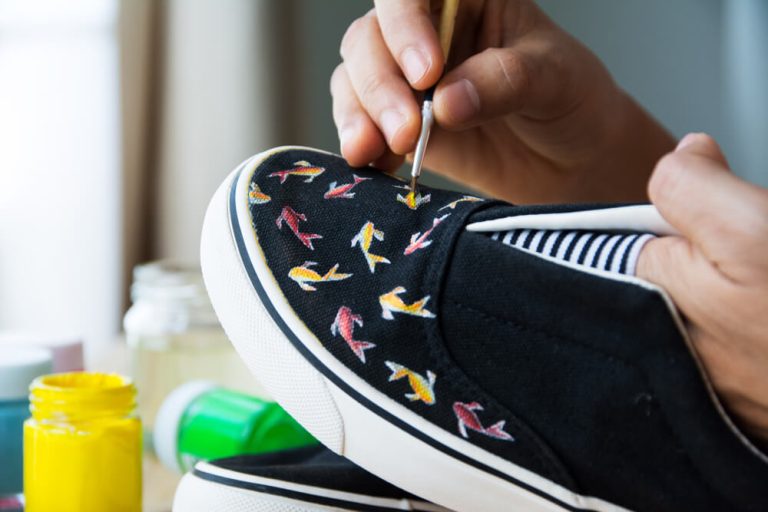 Can You Paint Shoes With Acrylic