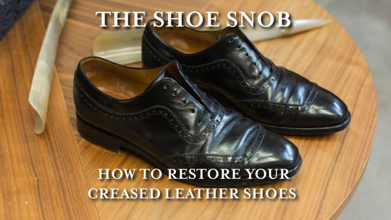 Can You Get Creases Out of Leather Shoes